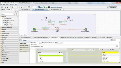 Google BigQuery demonstration with Talend Open Studio for Big Data