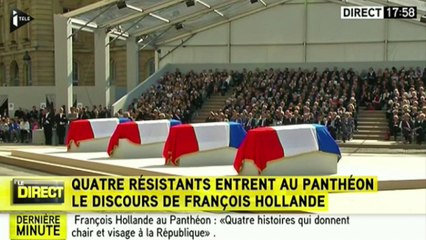 François Hollande: "L'Histoire nous transmet la responsabilité d'être à la hauteur du passé"