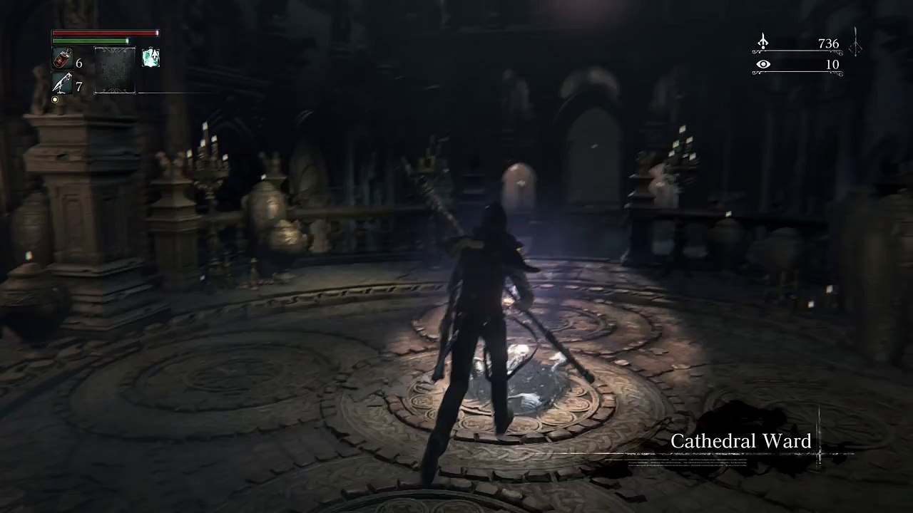 Bloodborne Hunter Chief Emblem  Opened the main gate l Cathedral Ward