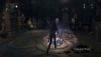 Bloodborne Hunter Chief Emblem  Opened the main gate l Cathedral Ward