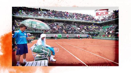 Jour "J" : Djoko et le ramasseur de balles.