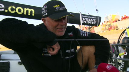 Arrivée Etape7 Volvo Lisbonne - Journal de la Voile Destopnews #21
