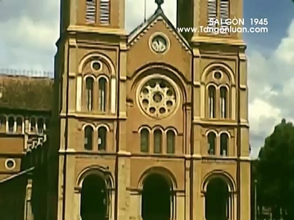 Saigon, Da Lat, Quy Nhon, Hue, the Year 1945 Old Precious Color Footage of Vietnam