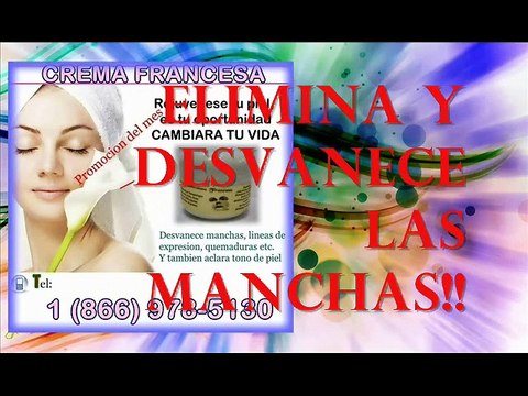 Crema Francesa Elimina Manchas