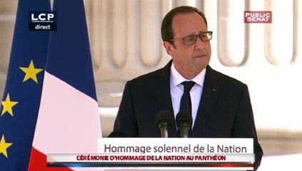 Download Video: Panthéon : le discours de François Hollande