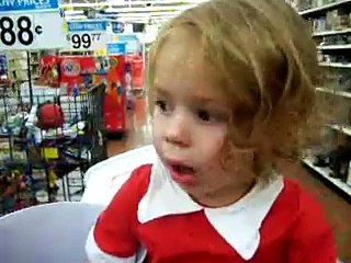 Annie in Walmart (Singing: Tomorrow)