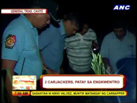 2 carjackers killed in Cavite shootout