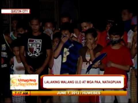 Decapitated man found in QC manhole