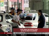 Complaints filed vs taxi drivers