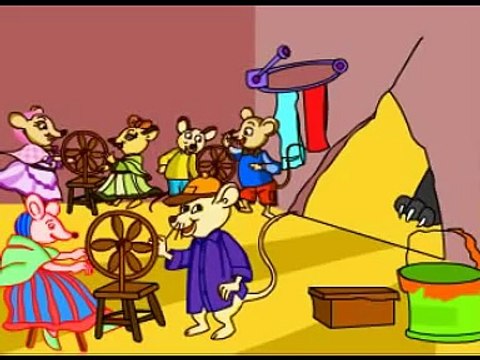 Six little mice-rhymes in english-rhymes for children-nursery rhymes-english rhymes-rhymes for kids