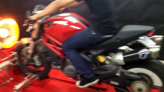 Termignoni Ducati monster 796 on Dyno
