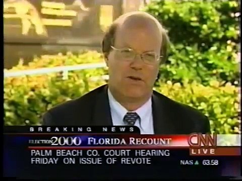 2000 Florida Election Recount w/ Gore Legal Team - Atty. George Badey on CNN