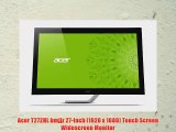 Acer T272HL bmjjz 27-Inch (1920 x 1080) Touch Screen Widescreen Monitor