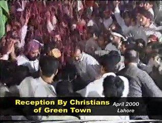 Dr Tahir-ul-Qadri's reception at Christian Village in Lahore