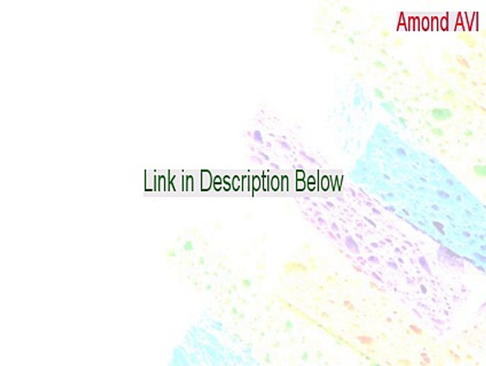 Amond AVI/MPEG/MOV/RM/FLV/DivX/WMV/SWF Converter Download Free - Amond AVIdiamond avi (2015)