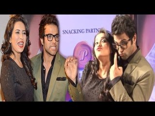 Love Birds Rithvik Dhanjani & Asha Negi @ 7th Boroplus Gold Awards 2014