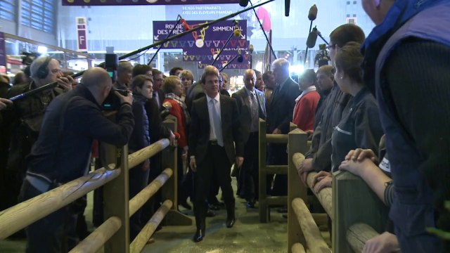 Les valeurs des agriculteurs «aux antipodes» du FN, selon Manuel Valls