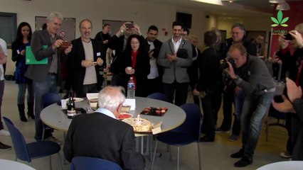 Conférence UFCM des Cannabinoides en Médecine, Raphael Mechoulam et Manuel Guzman (STFR)