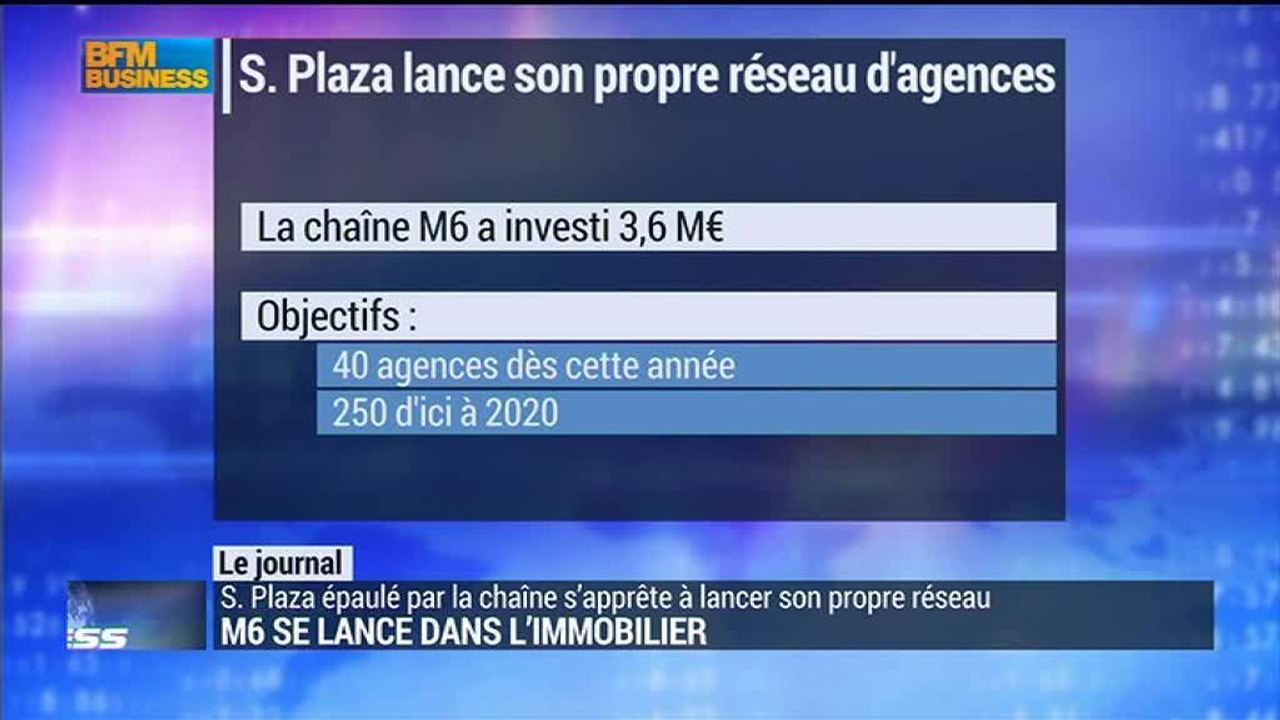 Immobilier: M6 va financer le réseau d'agences de Stéphane Plaza