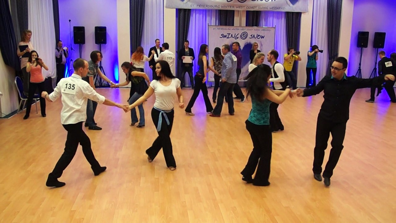 Open Strictly, Prelim Heat 1 song 2, Swing and Snow 2015