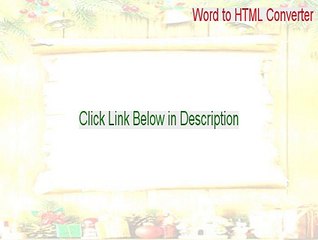 Word to HTML Converter Download Free [Free Download 2015]