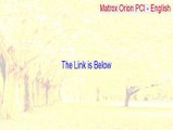 Matrox Orion PCI - English Keygen [Matrox Orion PCI - English 2015]