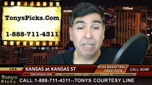 Kansas St Wildcats vs. Kansas Jayhawks Free Pick Prediction NCAA College Basketball Odds Preview 2-23-2015