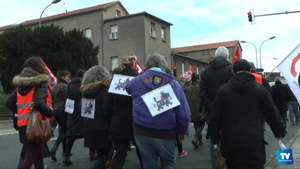 Les salariés de Chipie ont manifesté ce lundi 23 février contre le plan de sauvegarde des emplois proposé par le groupe Zannier :