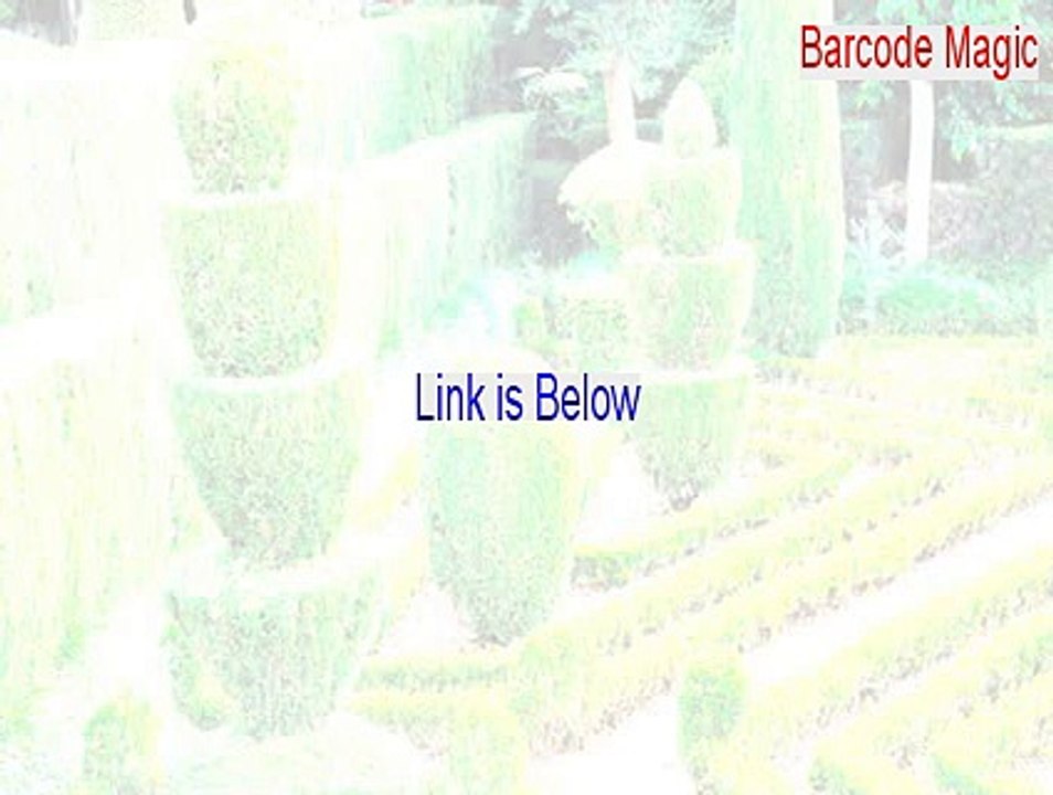 Barcode Magic Cracked (Legit Download 2015)