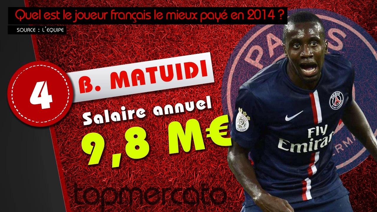 Benzema, Matuidi, Ribéry... top 10 des footballeurs français les mieux payés en 2014 !