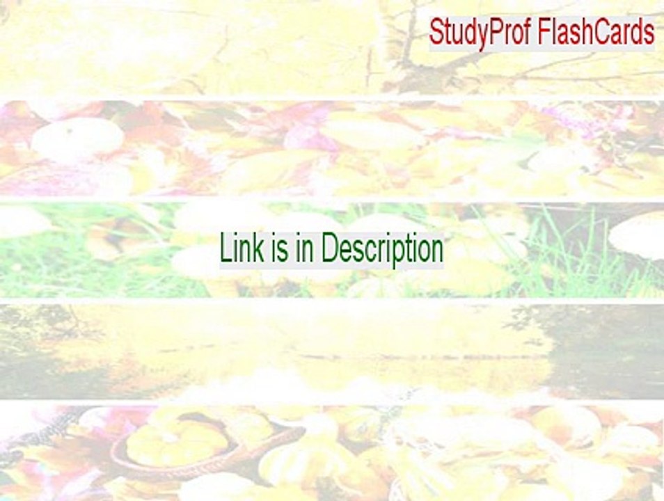 StudyProf FlashCards Full Download (Legit Download)