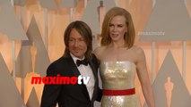Nicole Kidman and Keith Urban  | Oscars 2015 | Fashion Arrivals