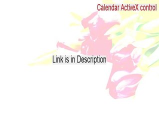 Calendar ActiveX control Full Download [Instant Download 2015]