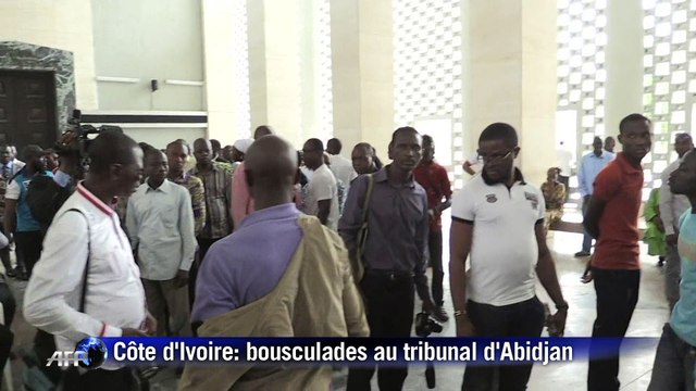 Côte d'Ivoire : des bousculades en marge du procès de Simone Gbago