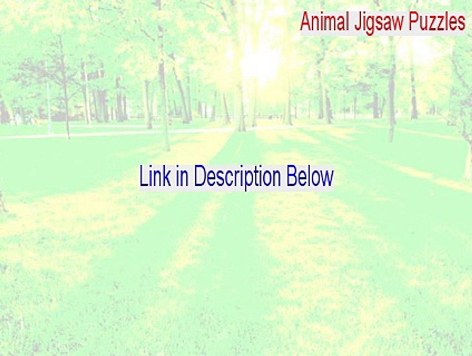 Animal Jigsaw Puzzles Full Download (Legit Download 2015)