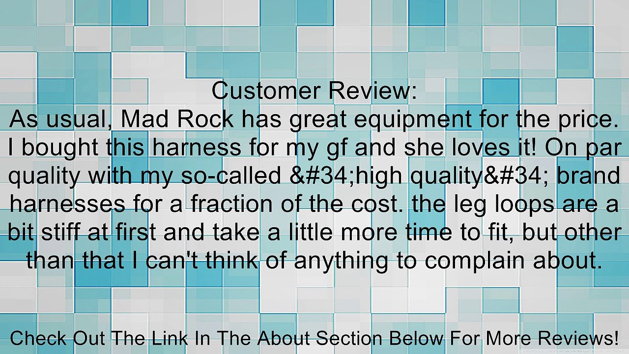 Mad Rock Venus Harness Review