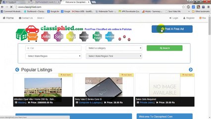classiphied.com's posting vdieo example