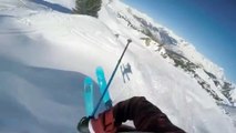 Session free ride dans les canyons de La Plagne (Kevin Rolland - Thomas Krief)