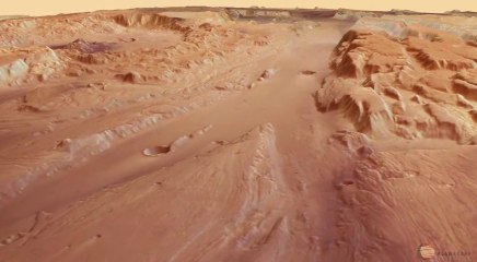 MARS : survol virtuel d'une vallée d'inondation