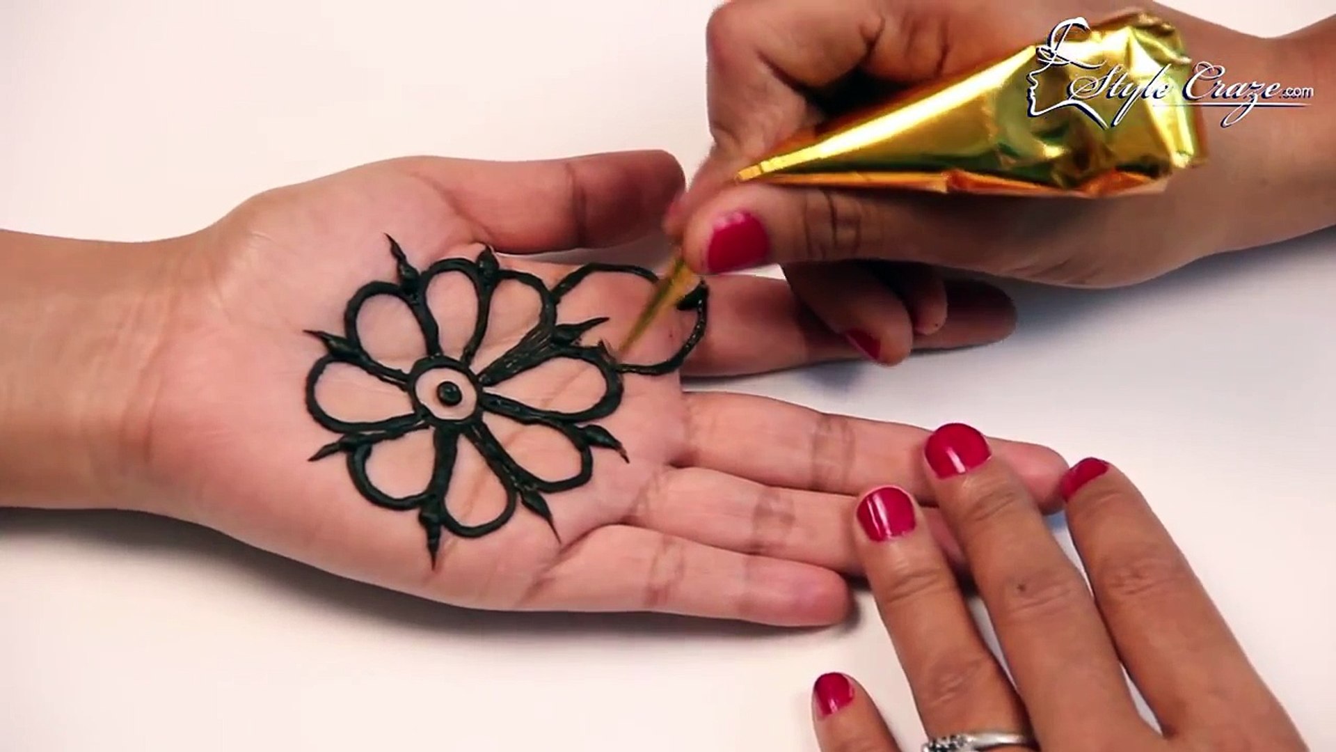 Simple Arabic Mehndi Design Tutorials For Beginners Video