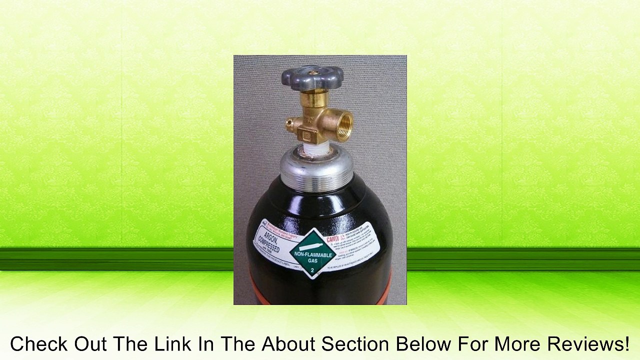 FULL 125 Cu Ft 100 Argon Cylinder Welding Aluminum Review