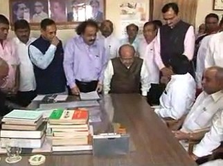 Aatmaram Parmar files nomination for Gujarat Assembly's Deputy Speaker in Gandhinagar