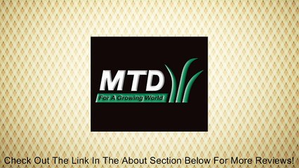 MTD Part 753-05050 HSG ASM:BUSH Review