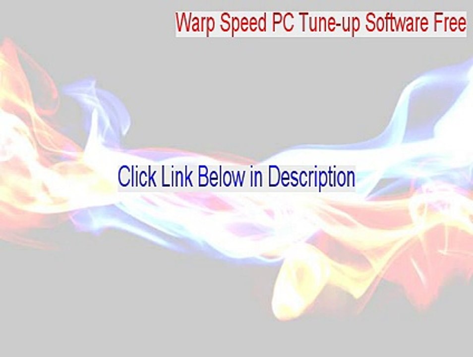 Warp Speed PC Tune-up Software Free Cracked (Instant Download 2015)