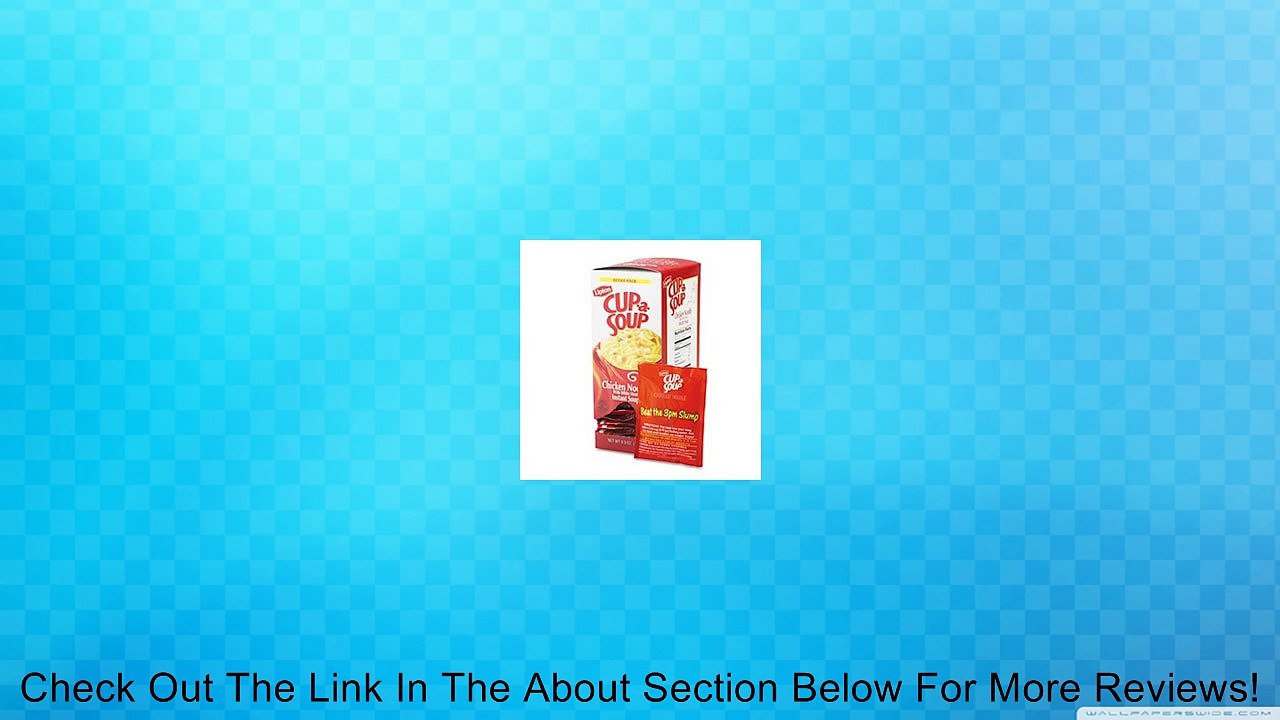 Cup-a-Soup, Chicken Noodle, Single Serving, 22/Pack Review