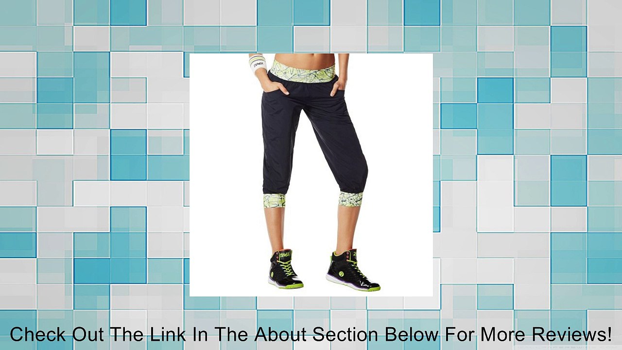Zumba Fitness Women's "Can't Touch This" Cargo Capri Pant Review