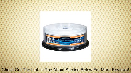 Optical Quantum 4x Blu-ray Media Glossy White Inkjet Printable - 25 pack Review