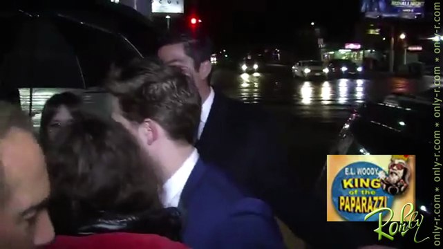 Robert Pattinson Leaving The Vanity Fair Oscars After Party 22/02/2015