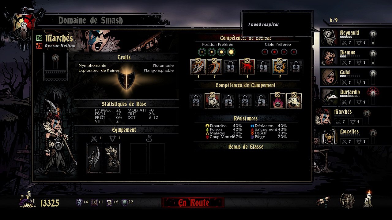 Traduction Française - Darkest Dungeon