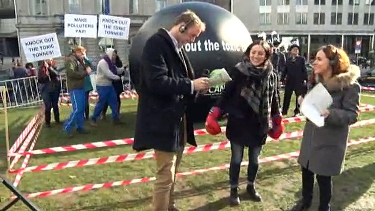 Action devant le Parlement européen pour la réforme du marché du carbone